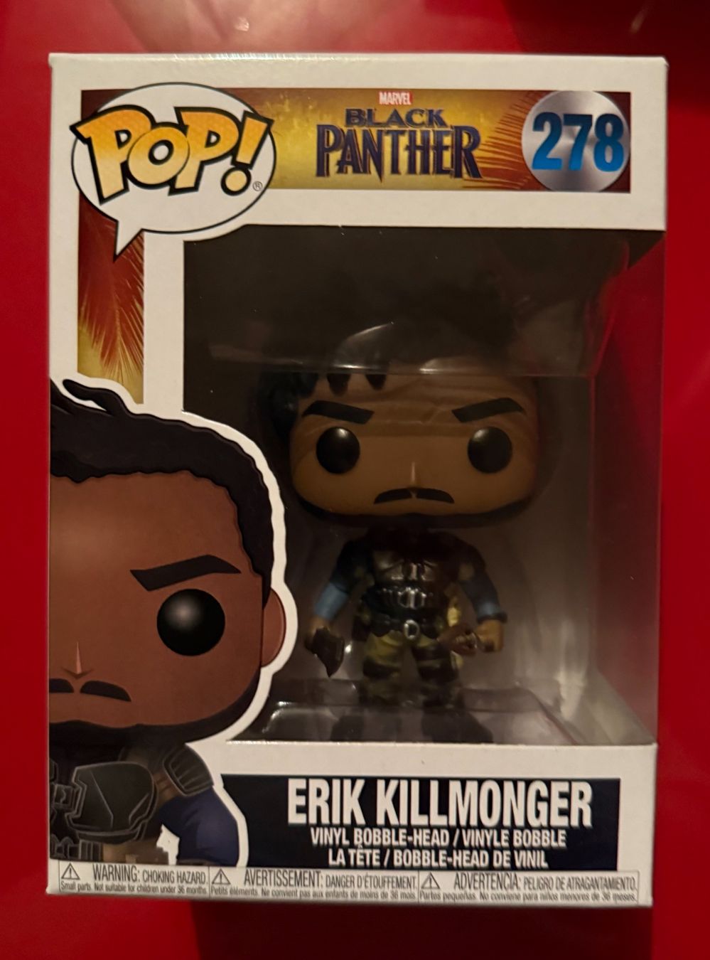 Funko Figuren: Funko Pop! Black Panther - Erik Killmonger - Marvel Avengers – Neu und originalverpackt aus Moudon von CollectorGeek