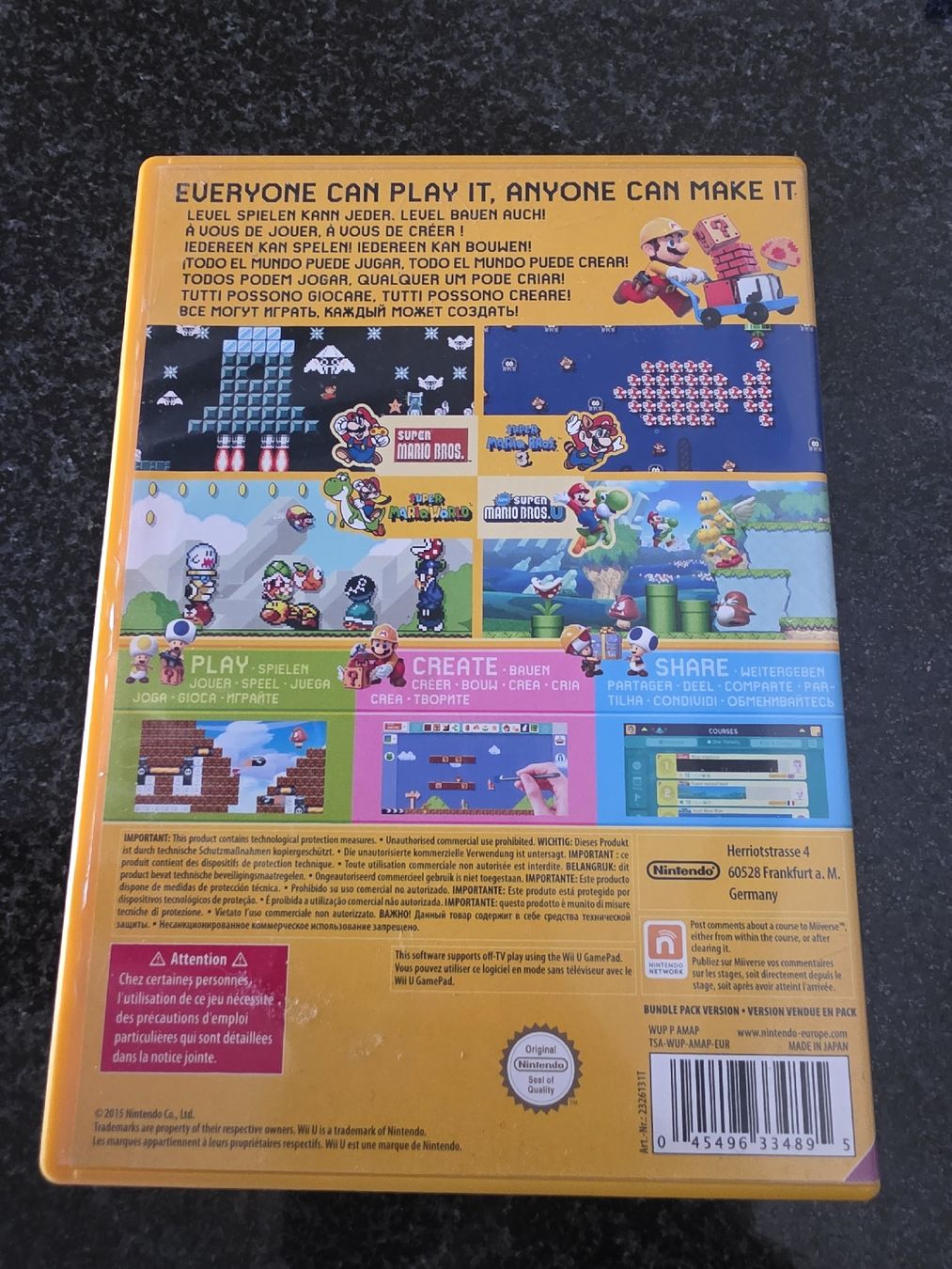 Giochi: Super Mario Maker Wii U – Usato da Chavornay venduto da Crash37 1