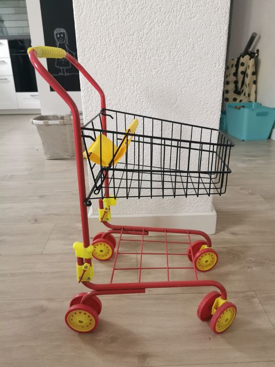 Mini-Einkaufswagen Kinder SiaBiced Mini-Einkaufswagen (blau) – Spielzeug-Supermarkt-Wagen Für Kinder, Auch Als Aufbewahrung