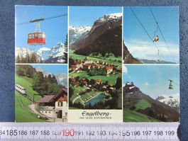 ENGELBERG UND SEINE BERG-BAHNEN AK ONW 1972