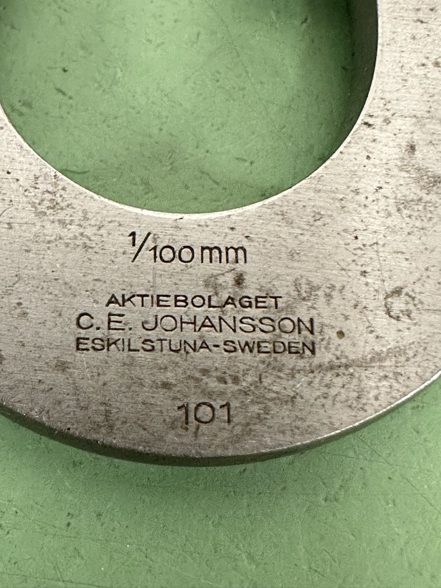 Misurare: Mikrometer, 0-25 mm. CE.Johansson Sweden – Usato da Aarberg venduto da SNMachines 1