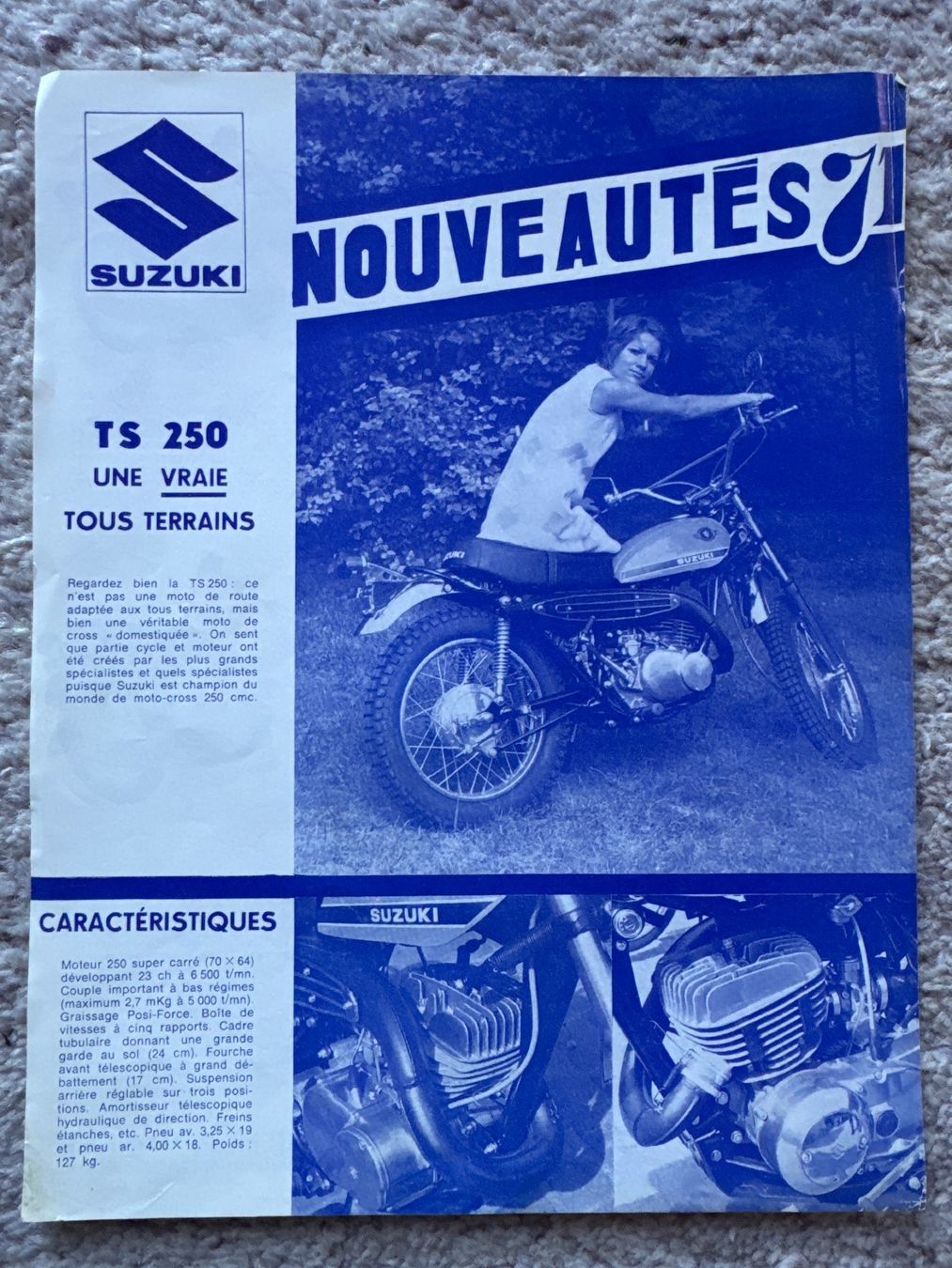 Suzuki Enduro: Suzuki TS 250 / A50 – Usato da Morrens VD venduto da kawah2