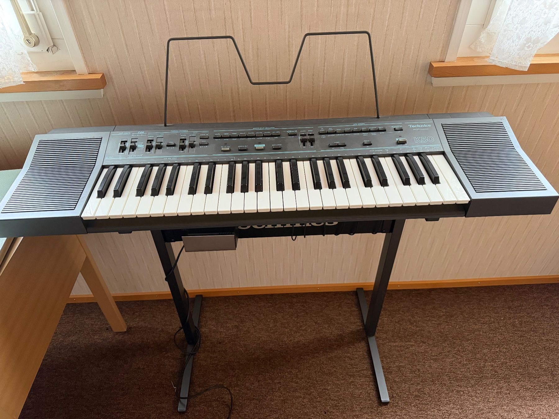 Technics Strumenti musicali: Technics K50 PCM Keyboard Vintage E-Piano Synthesizer – Usato da Schönengrund venduto da ford63