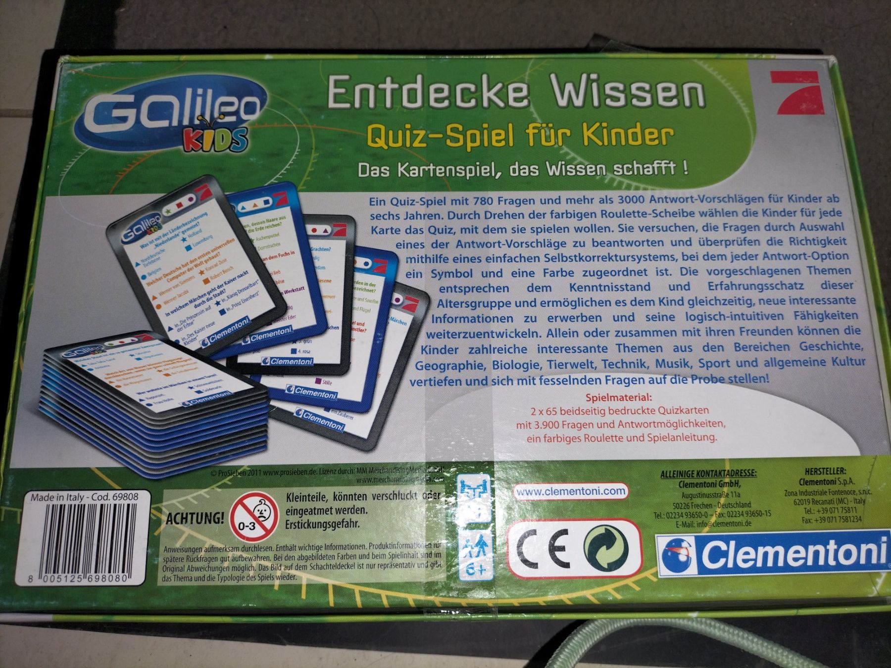 Clementoni Spiele: Galileo Entdecken und Wissen – Neu (gemäss Beschreibung) aus Amriswil von cbe_cr6q 1