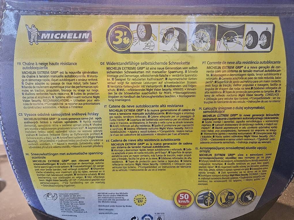Catene da neve: Schneeketten Michelin n64 – Usato da Liebefeld venduto da Chicuita0 2