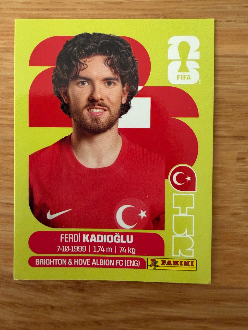 Panini Cartes à collectionner: Panini TUR 8 Kadioglu – Neuf (Voir description) à Zürich par bel5