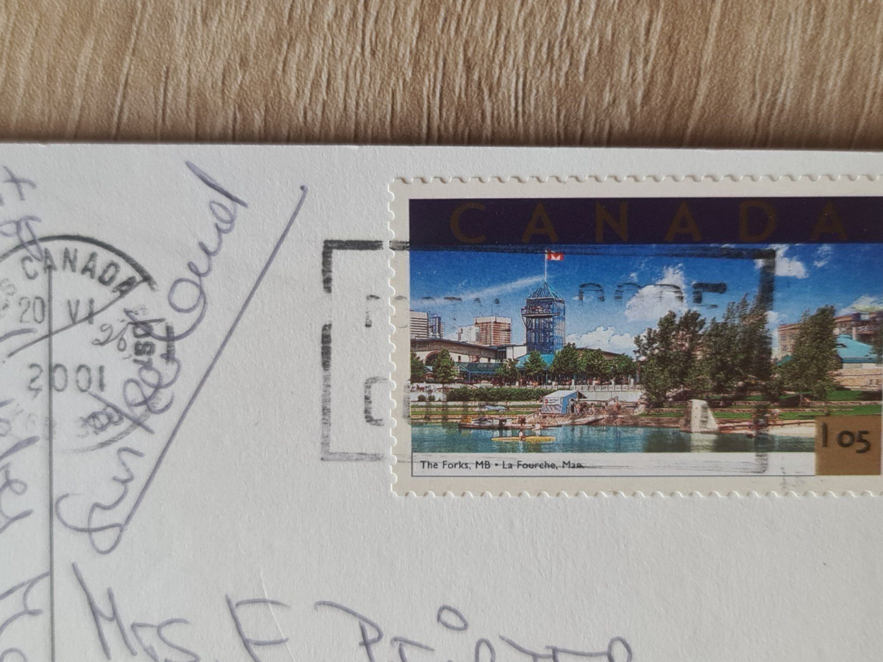 Cartoline postali: Ansichtskarte Powell River Kanada 2001 – Usato da Dintikon venduto da Vexi 1