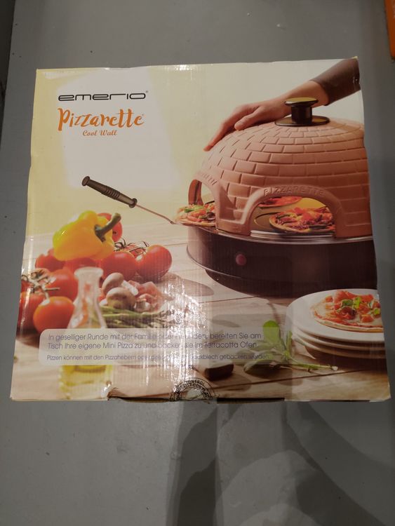 Emerio Pizzarette Cool Wall Terracotta Ofen für 6 Pers. (Gebraucht) in
