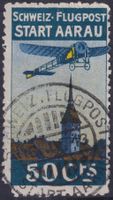 1913, Aarau Pionier-Vorläufer I, gestempelt, Kat: 800.-