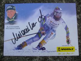 ALEXANDRA MEISSNITZER (AUT) SKISTAR AUTOGRAMMKARTE