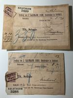 1879, 50c lila auf Paketkarte, Kat. 43, KP 300.--