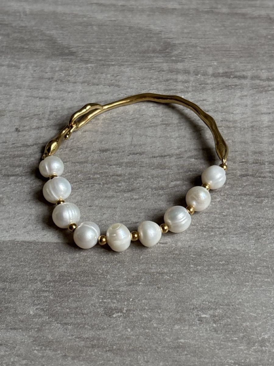 Bracciali & Braccialetti: Bracelet plaqué or avec perles – Usato da Chêne-Bourg venduto da iva_6fxv