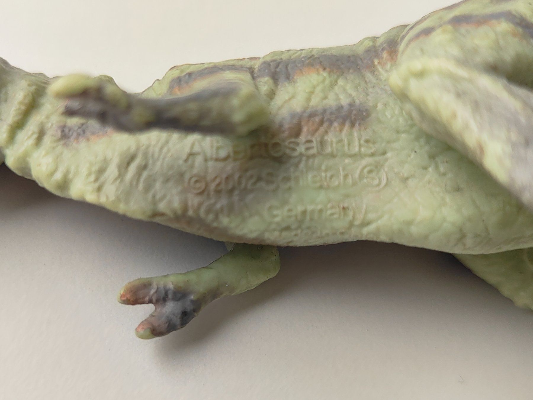 Schleich Statuette: Schleich Albertosaurus Dinosaurier 2002 – Usato da Thalwil venduto da FigurenFreunde 2