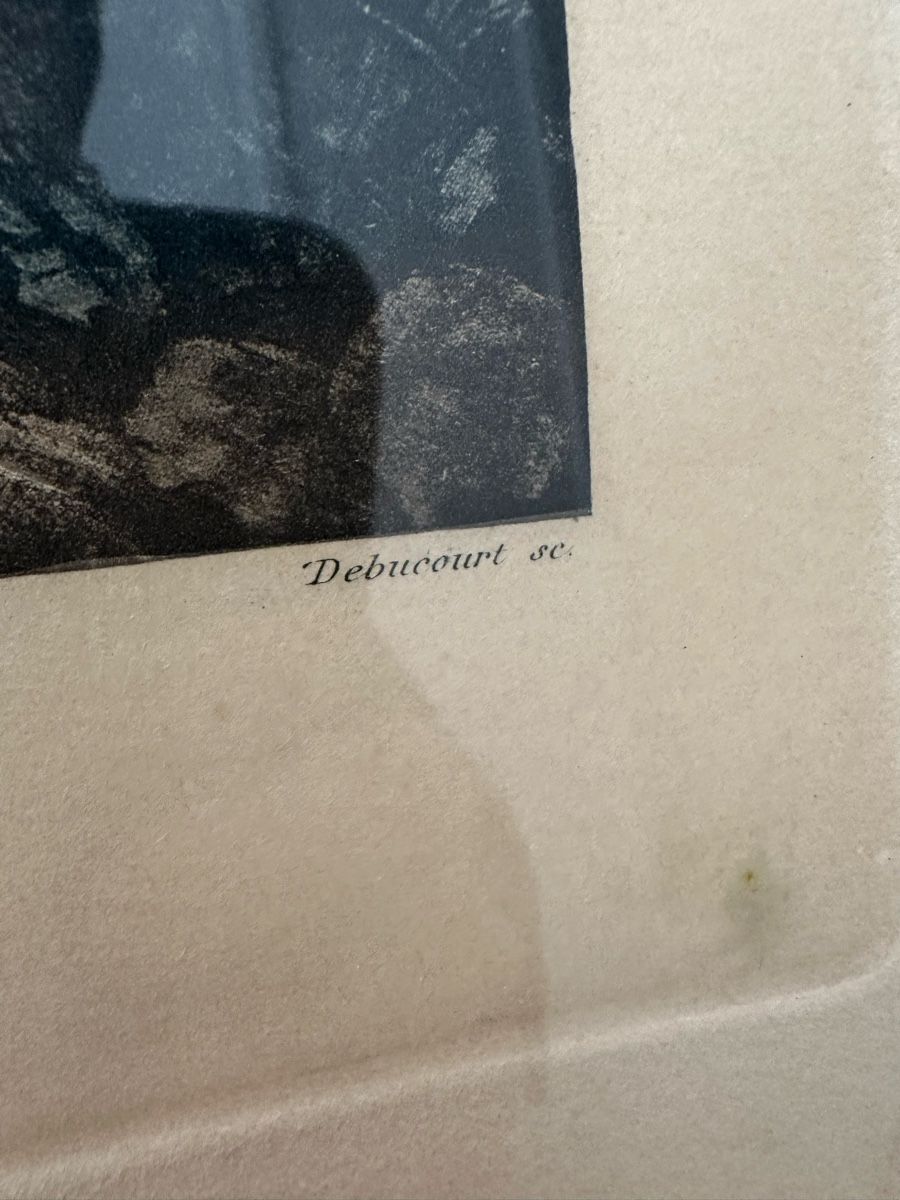 Incisioni: Originale antike Gravure "Chasseur Egaré" Stich – Usato da Ebikon venduto da Gaenggeliwaar 4