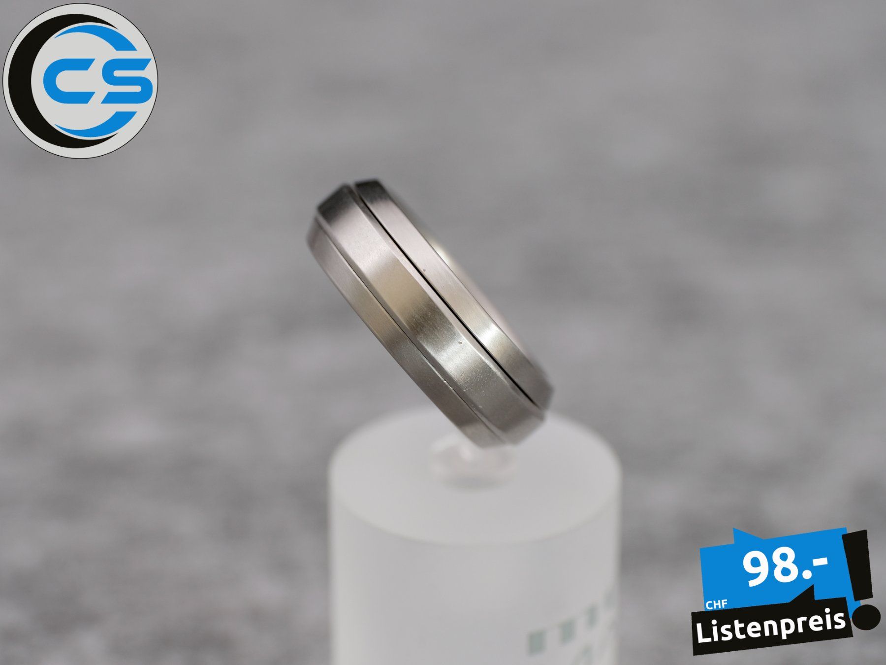 Anelli: MONOMANIA Ring Pure Comfort 8mm Grösse 53 – Nuovo e nell'imballaggio originale da Samstagern venduto da ConciergeService