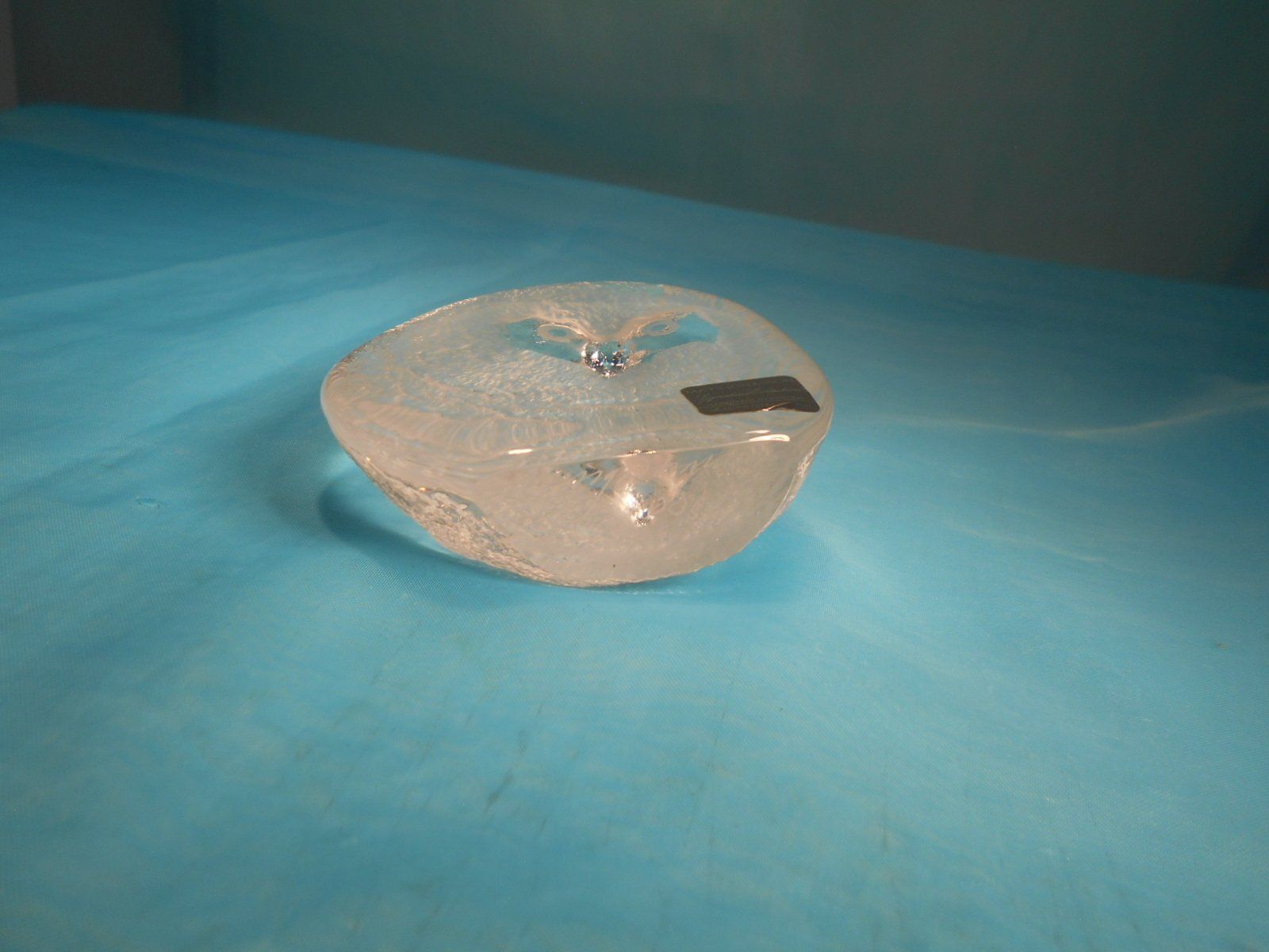 Figuren: Paperweight, Eule, Glas, MATS JONASSON, signiert – Neu (gemäss Beschreibung) aus Bellach von JingleCherry 4