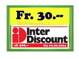 30 Franken Rabatt bei Interdiscount / Gutschein