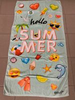 Badetuch Emoji Sommer Motiv 70x140cm