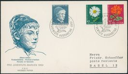 1963 - Pro Juventute - ohne Leuchtstoff - FDC ET