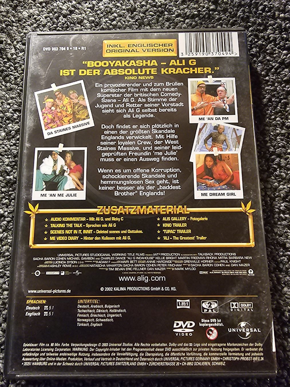 Tutti i DVDs: Ali G Indahouse (22623) – Usato da Ruswil venduto da jan_bxl5 1