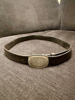 Dsquared2 black leather belt, 105sm long