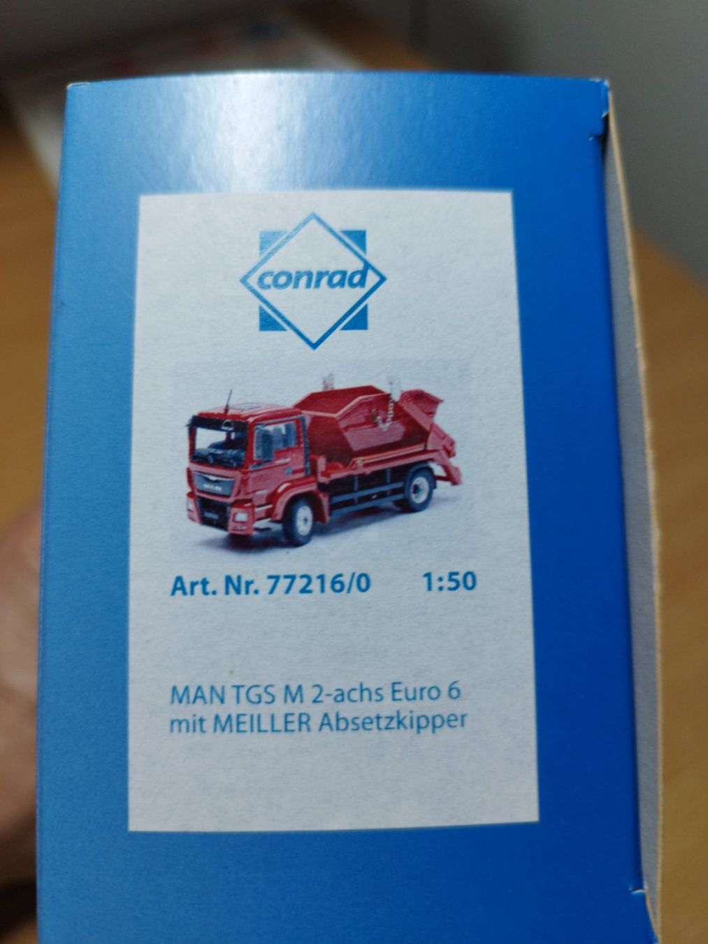 Conrad Kit di modellismo & Modellini statici: Man Meiller Absetzkipper – Nuovo e nell'imballaggio originale da Moutier venduto da tomu79 4