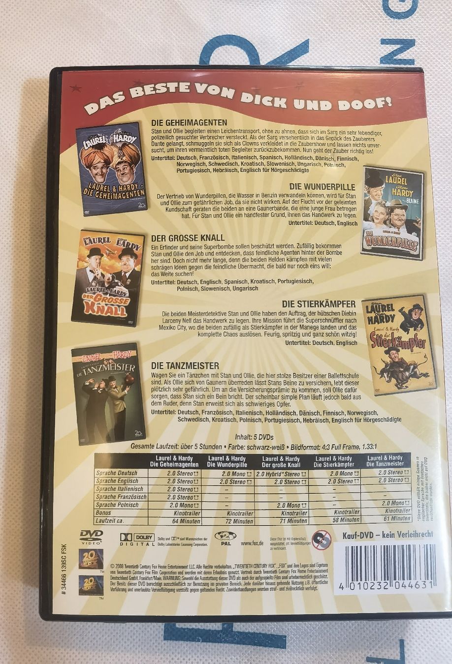 Tutti i DVDs: Dick und Doof – Usato da Kleinlützel venduto da Haras12 1