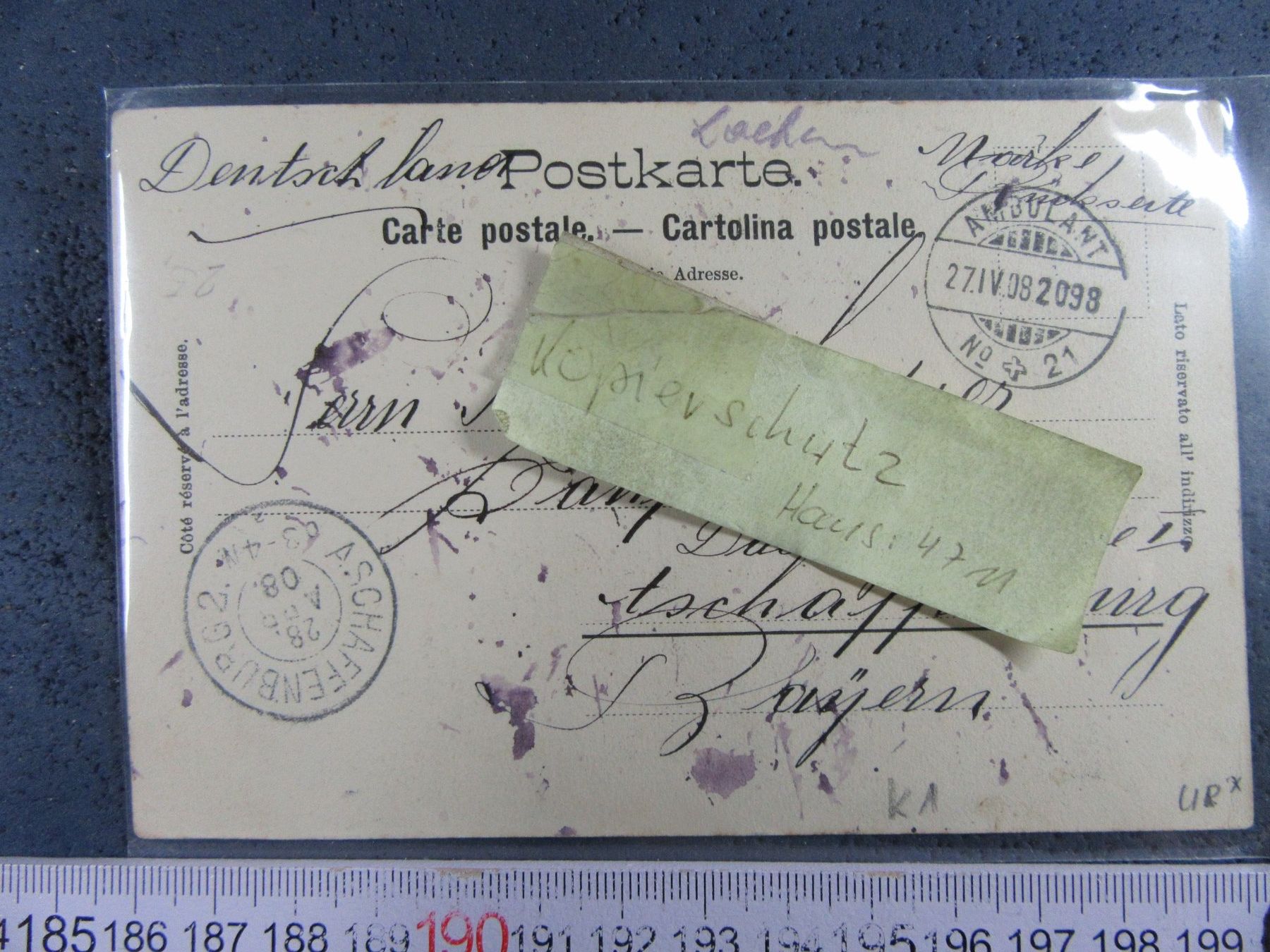 Ansichtskarten: DER LETZTE POSTILLON AM GOTTHARD 1908 URI AK – Gebraucht aus Ettingen von Hausi4711 1