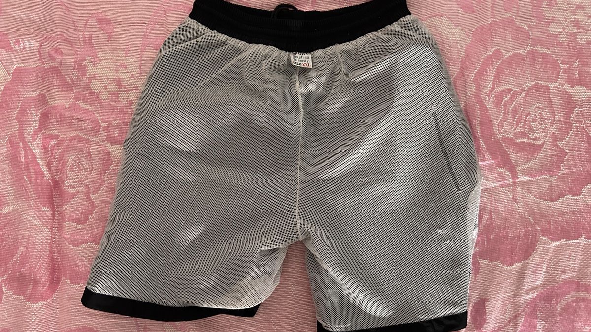 Pantaloni: Shorts black with white trim men's size M – Usato da Genève venduto da Noemie.wrmsi 7