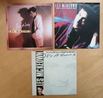 LES McKEOWN - 3 VINYL SINGLES (NM)