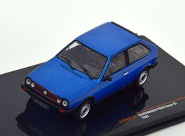 VW Polo II Coupé GT Phase I 1982-1990 blau met. / schwarz
