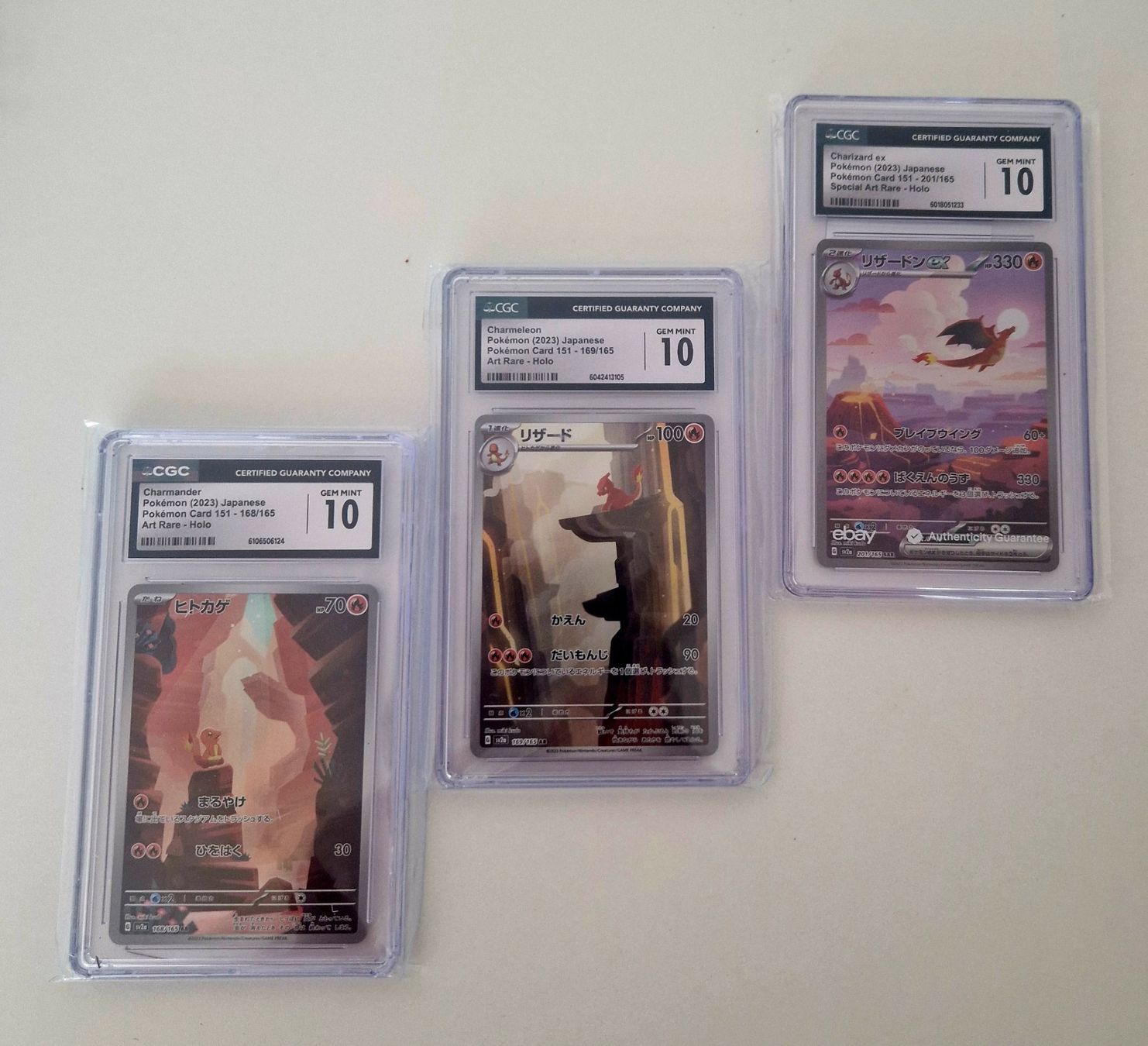 Pokémon Sammelbilder & Trading cards: 151 Set Charizard Charmander charmeleon CGC 10 – Gebraucht aus Brugg AG von Sasch09