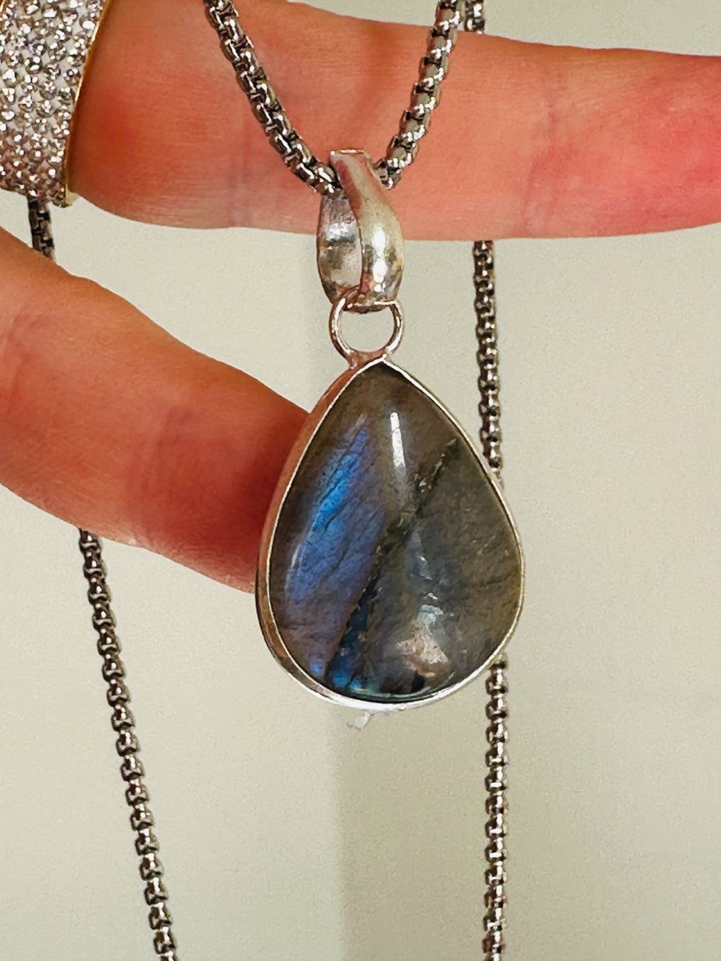 Catenine: Labradorite Gemstone Handmade Jewelry necklace – Nuovo e nell'imballaggio originale da Genève venduto da AGBERG 5