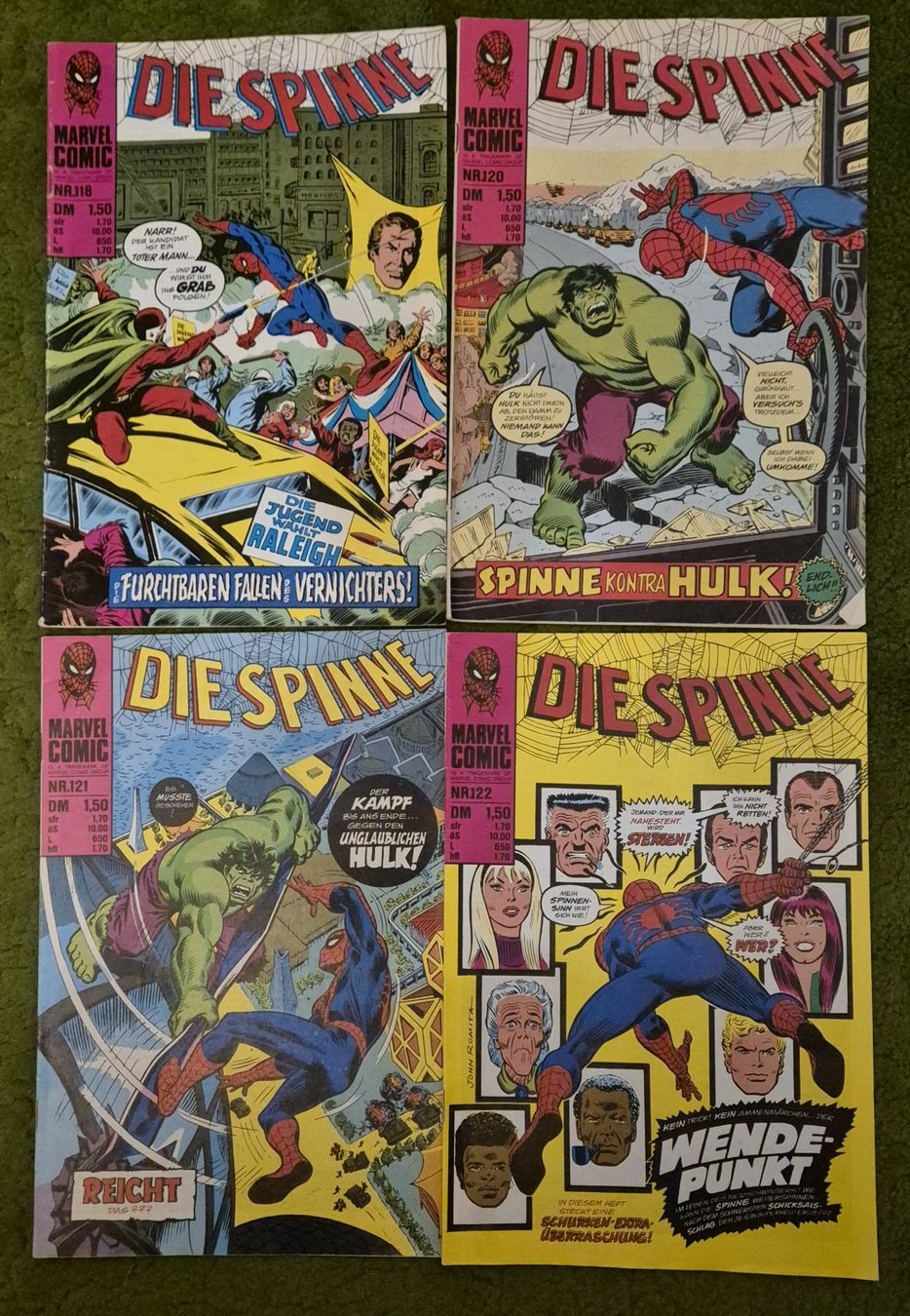 Comics: Die Spinne / Marvel Comics / Williams-Verlag / 17 Hefte – Gebraucht aus Chur von Schaf_60 1