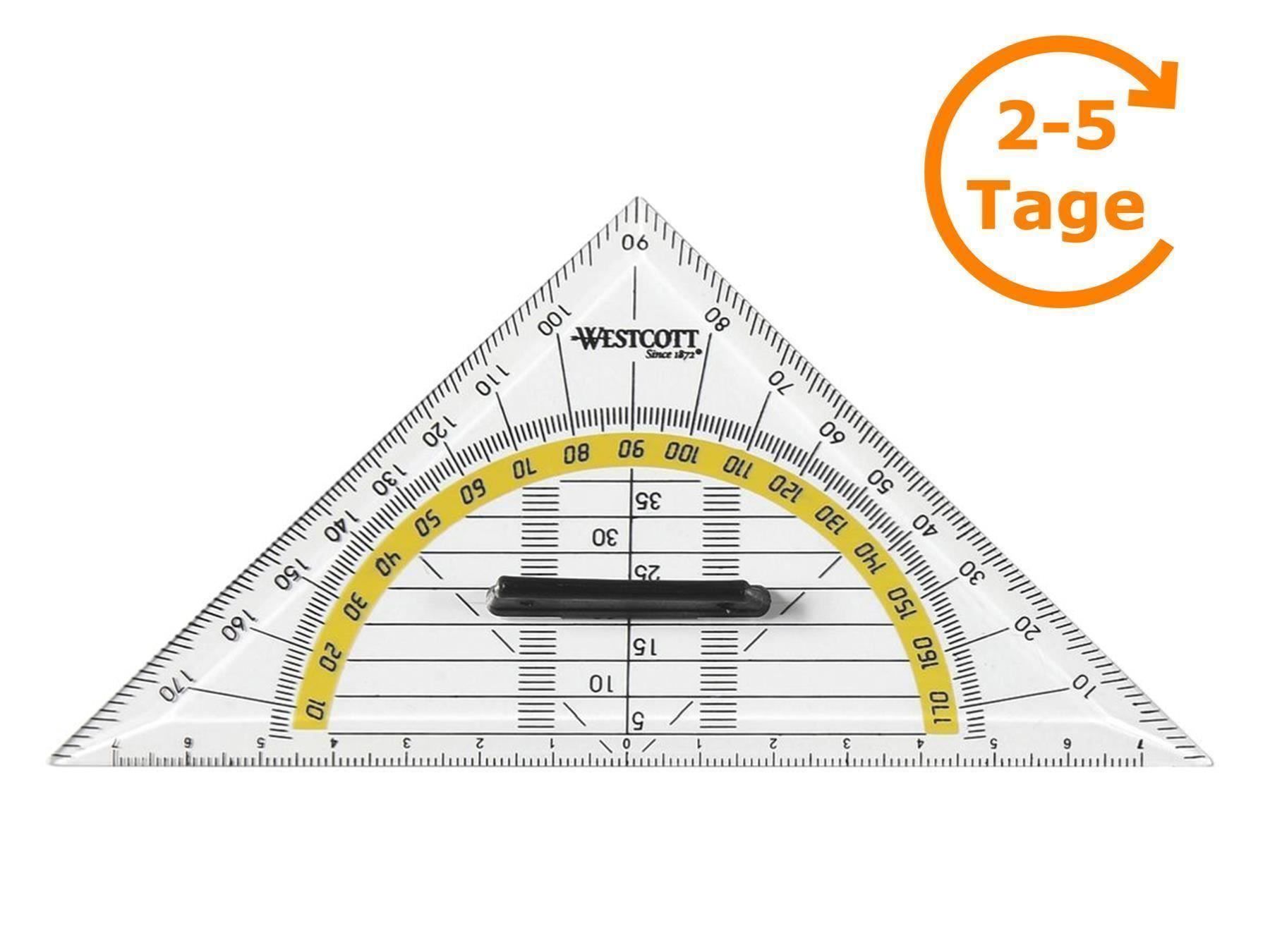 Altro in Scrittura & Disegno: Geodreieck, mit Griff, 140 mm – Nuovo e nell'imballaggio originale da St. Gallen venduto da cointec