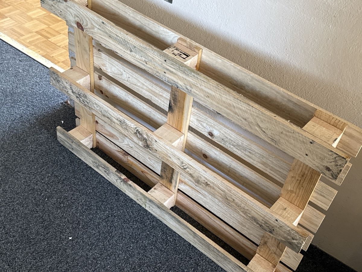 Paletten: 1 Holzpalette, 120x80 cm – Gebraucht aus Amriswil von used2use 2