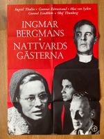 Original-Filmplakat INGMAR BERGMAN, Licht im Winter, 1963