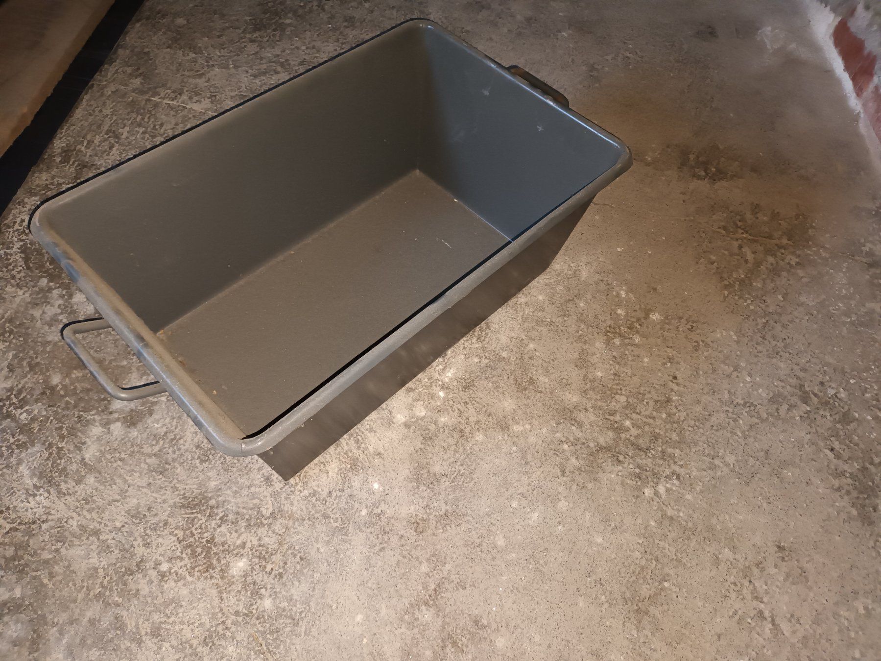 Bagger: Blech Mörtelwanne 65 Liter – Neu (gemäss Beschreibung) aus Fislisbach von Kett