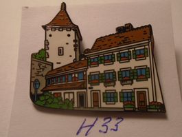 1 Historisches Städtchen als Pin  Turm (H33)