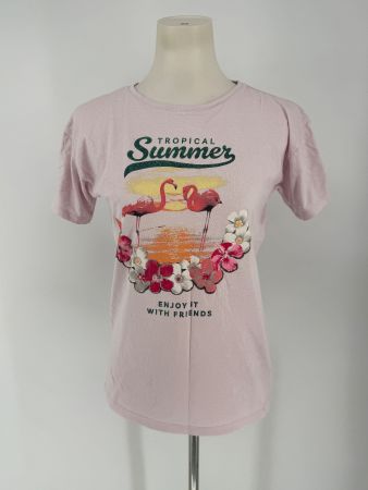 Shirt mit Flamingo Print Gr. 170/176 von page one young