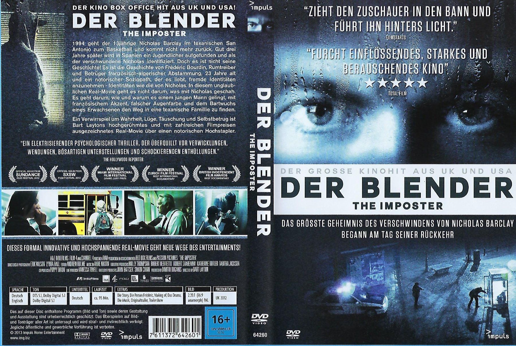 Tutti i DVDs: DVD- The Blender , Thriller – Usato da Sissach venduto da Greywolf61