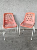 Gartenstühle Schalenstühle 1970er Bigla? Stapelstühle