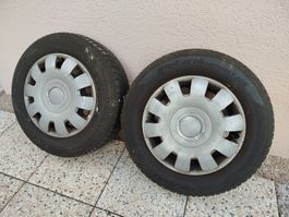2 roues hiver, Yokohama BluEarth V905 205/65 R15, bon état