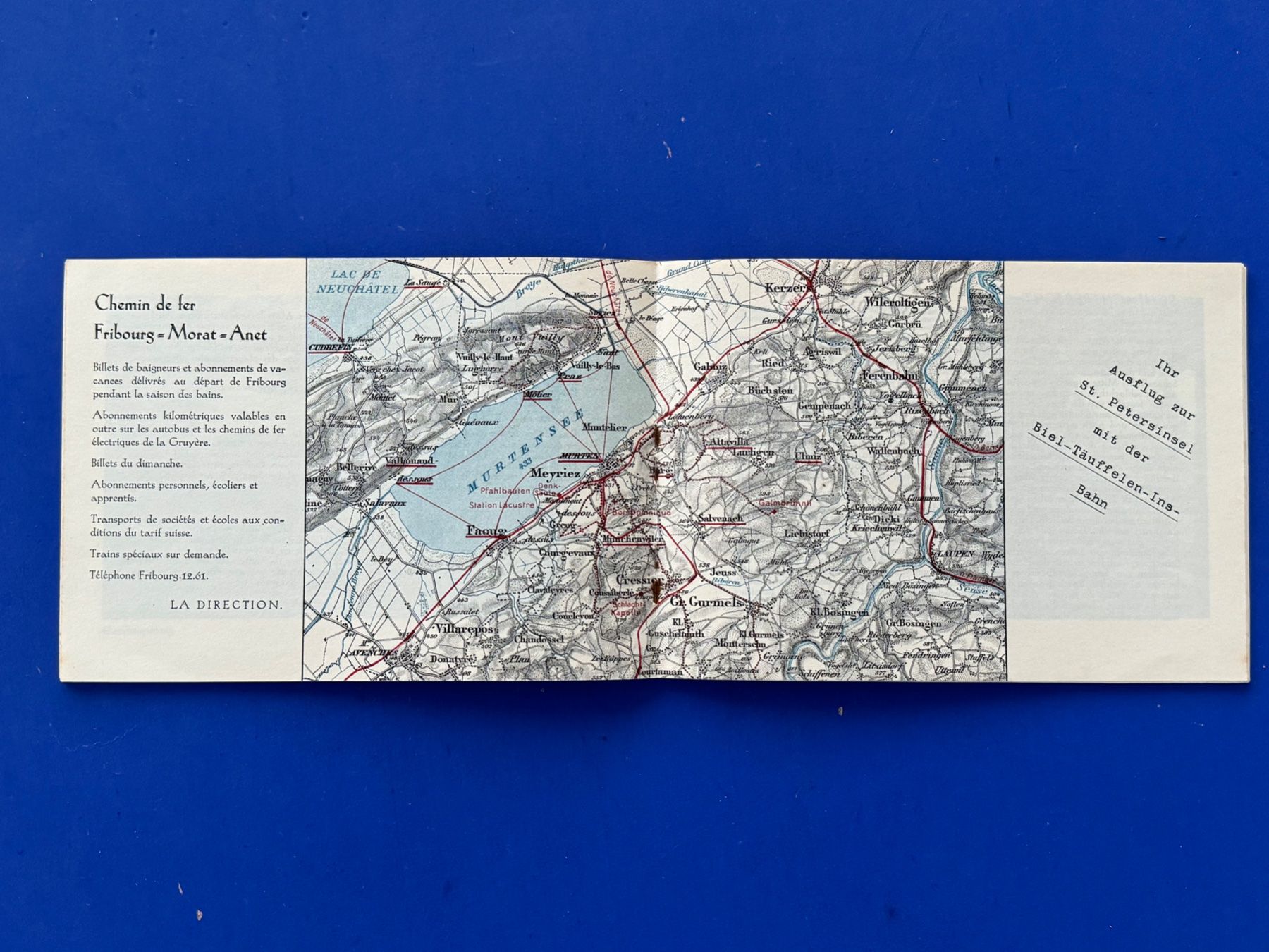 Libri: Murten / Morat. illustrierter Prospekt ca 1920 – Usato da Adliswil venduto da buch_und_kunst 3