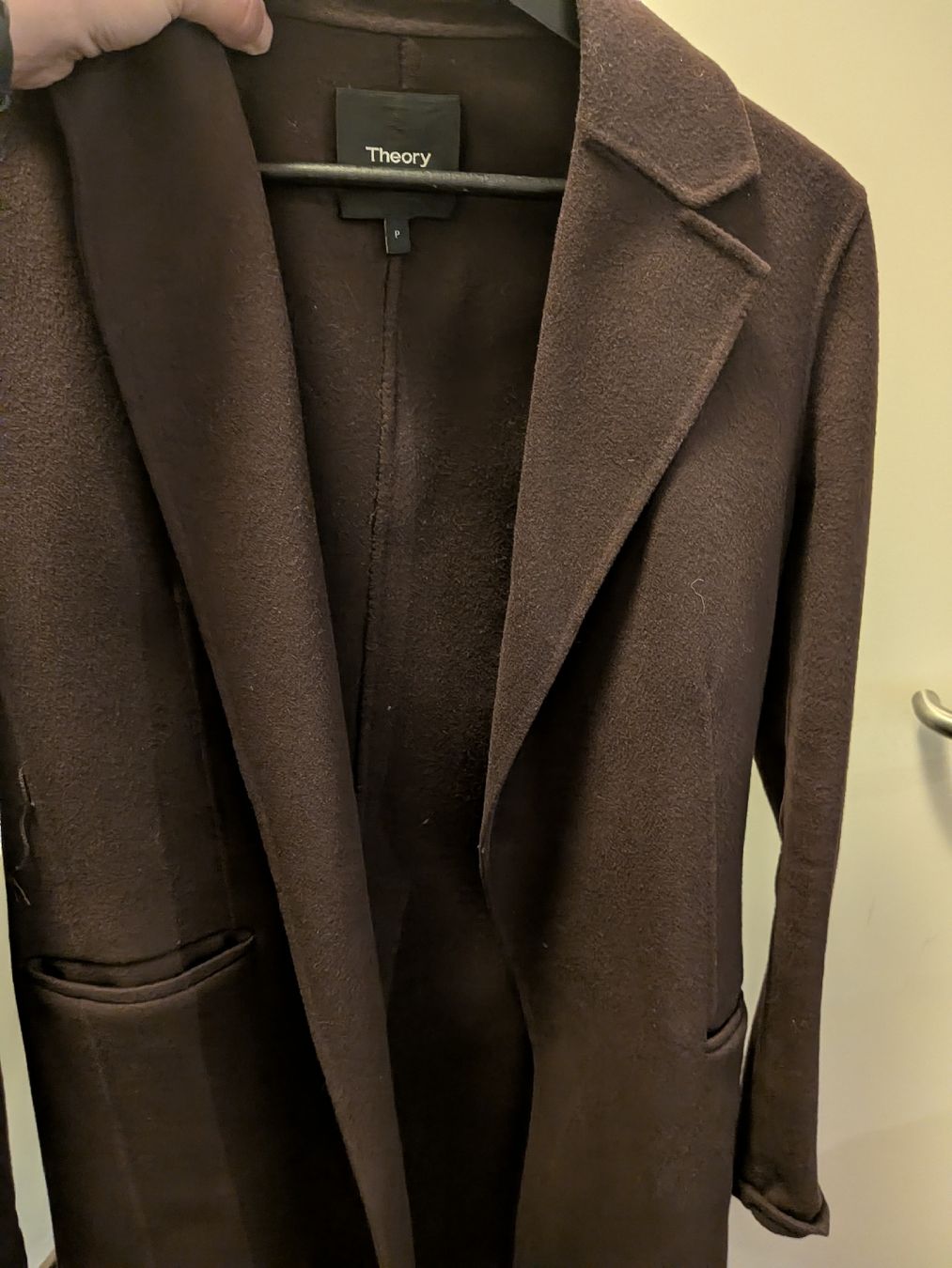 Theory Manteaux: theory wool coat, size P – D'occasion à Zürich par Chr_j229