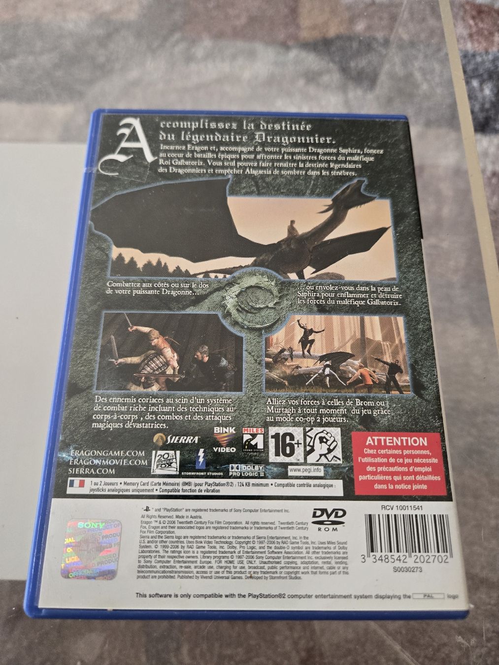 Spiele: Eragon PS2 – Gebraucht aus Bussigny von Kfdlt 1