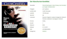 Der Manchurian Kandidat (DVD)