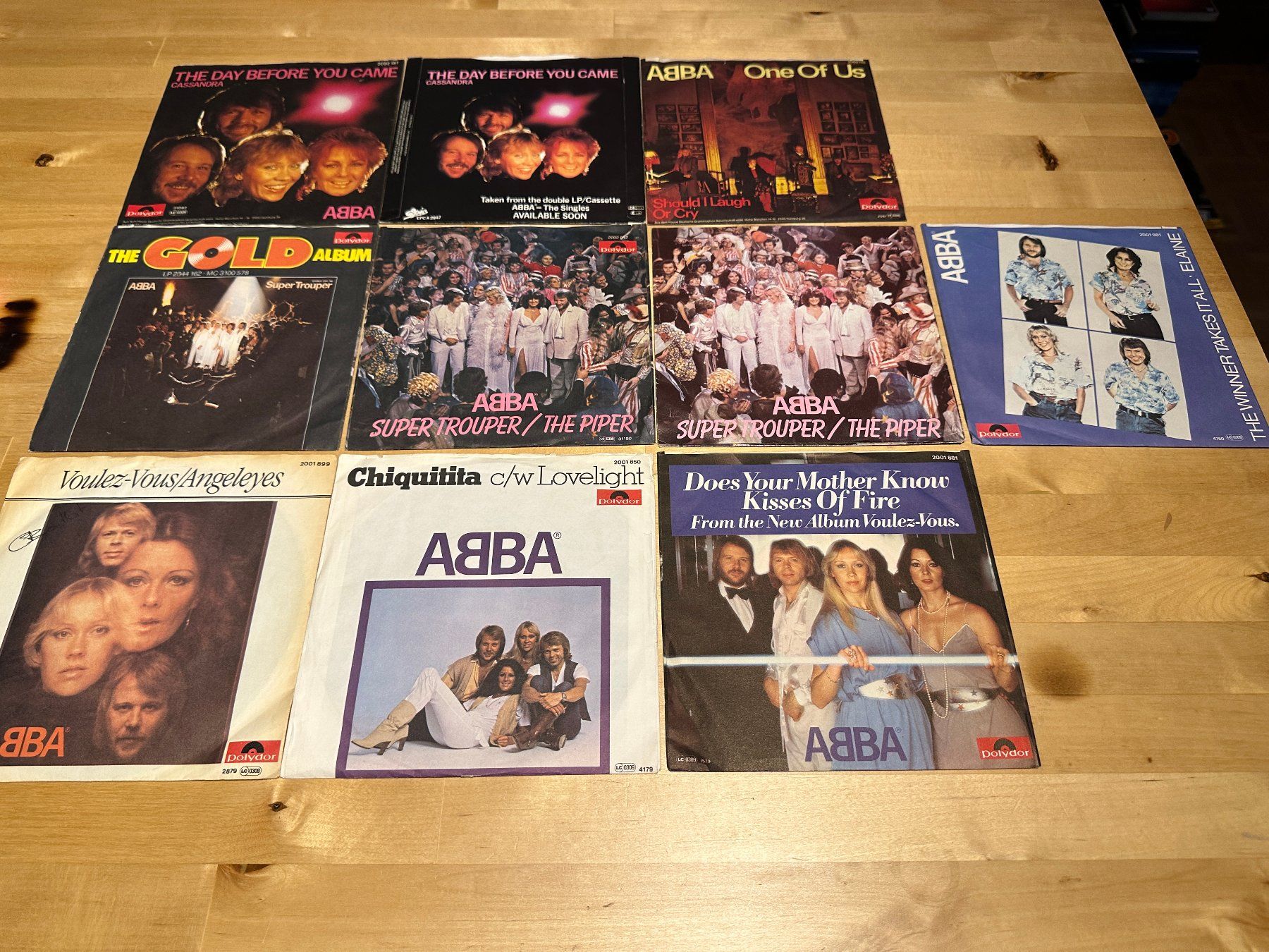 ABBA rare Single Sammlung 1979-1982 UK Pressung Top Hit Kult (Gebraucht ...