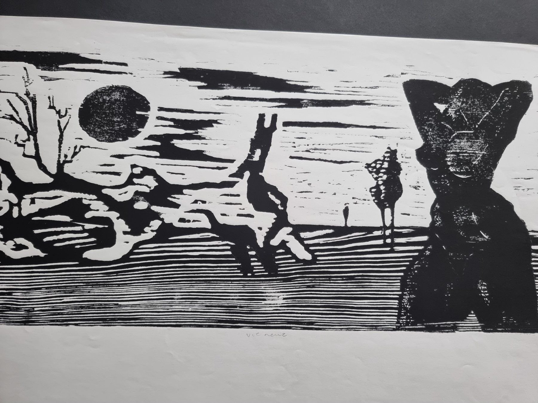 Xilografie: HOLZSCHNITT UNLESERLICH SIGNIERT NUMMERIERT – Usato da Gersau venduto da grafik-kunst