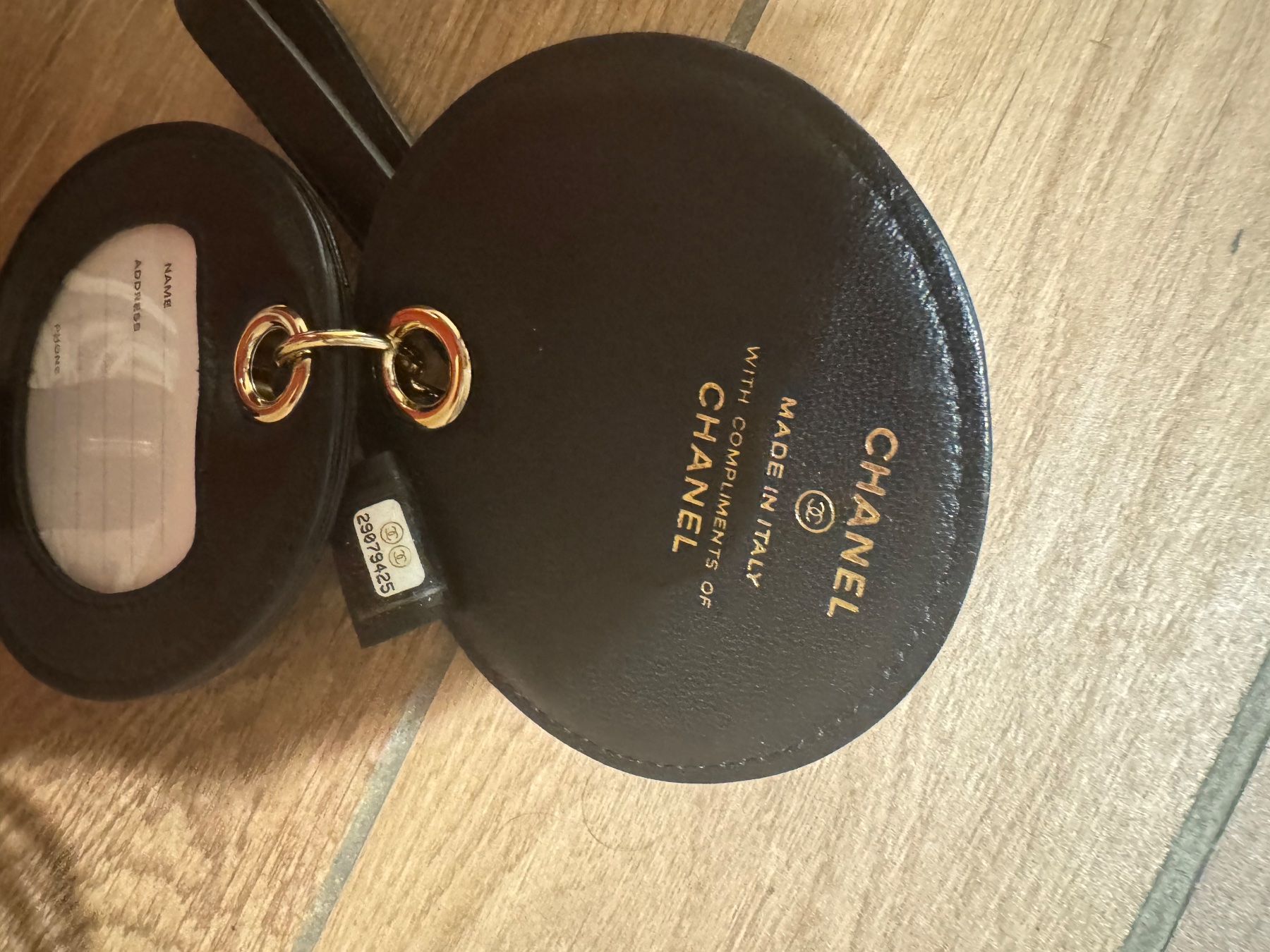 Chanel Borse: CHANEL Name Tag Key Ring Black – Nuovo (secondo la descrizione) da Zürich venduto da iva_c9dw 9